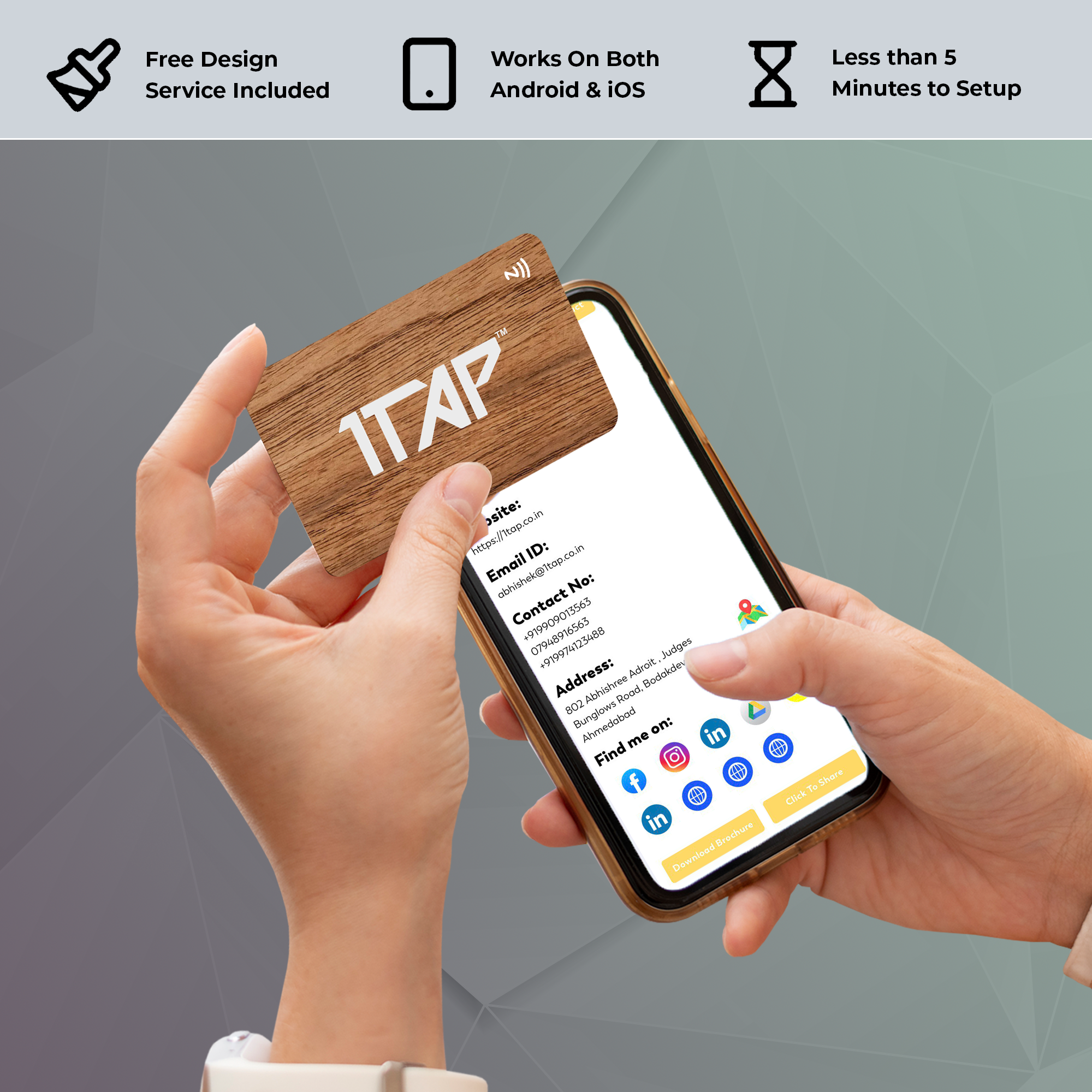 Wooden Business Cards.