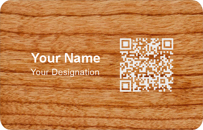 Wooden Business Cards.